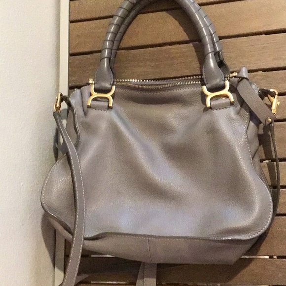 Chloé Gray Marcie Handbag - Picture 2 of 5